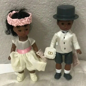 NEW 2 McDonalds Madame Alexander Flower Girl & Ring Carrier Collectible 5" Dolls
